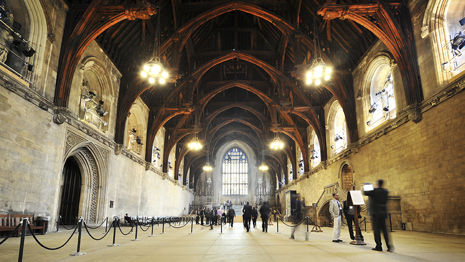 Interior of Westminster Hall